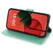 Redmi A5 4G Green Leather Phone Case - Tree & Deer Embossed Design - 4