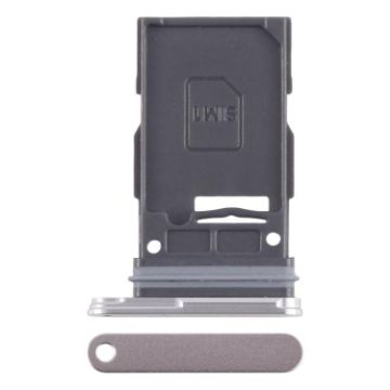 Samsung Galaxy S24 SM-S921B Original Silver SIM Card Tray - 1