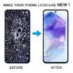 Samsung Galaxy A55 SM-A556B OLED LCD Screen Assembly with Frame Green - 6