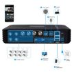 A8/Mini-MH 5 in 1 8-Channel 1080P Mini AHD DVR, Supports Multiple Signals - 8
