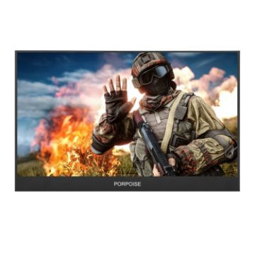 15.6" 1080P LED Portable Display with HDR Support - Black - 1