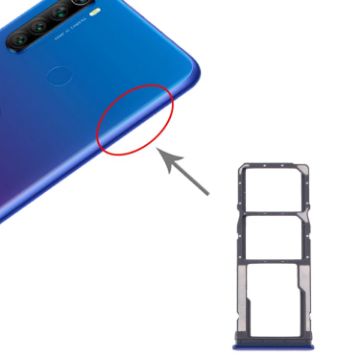 Xiaomi Redmi Note 8T/8 SIM & Micro SD Card Tray (Blue) - 1