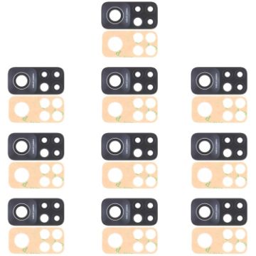 10 PCS Back Camera Lens for Xiaomi Mi 10T Pro 5G M2007J3SG/J3SP/J3SI - 1