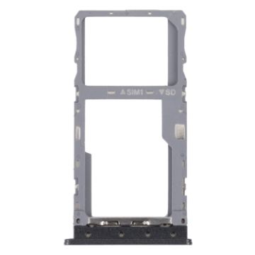 T-Mobile REVVL 4 4G SIM & Micro SD Card Tray Black Original Replacement - 1