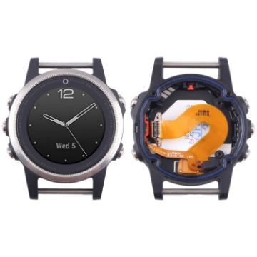 Garmin Fenix 5S LCD Screen with Digitizer Full Assembly (Black) - 1