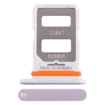 Xiaomi 12 Lite Pink SIM Card Tray Replacement - Dual Tray Included - 1
