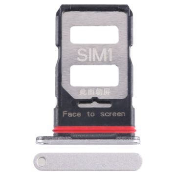 Xiaomi Redmi K60 Pro Silver SIM Card Tray Replacement - 1