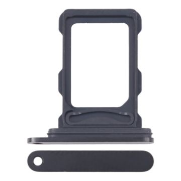 iPhone 16 Pro Dual SIM Card Tray Black Replacement - 1