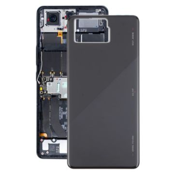 Asus ROG Phone 8 Pro AI2401 Global Glass Battery Back Cover Black - 1