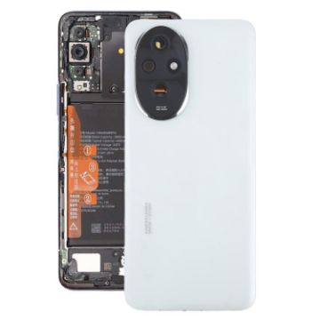 For Honor 200 OEM Battery Back Cover & Camera Lens Cover - White - 1