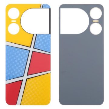 ZTE nubia Music 2 Yellow Glass Battery Back Cover with Adhesive - 1