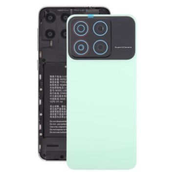 ZTE Blade A35 Z2453 Green Plastic Back Cover with Camera Lens Cover - 1