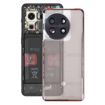 OnePlus 11 Transparent Back Cover with Camera Lens Protection - 1