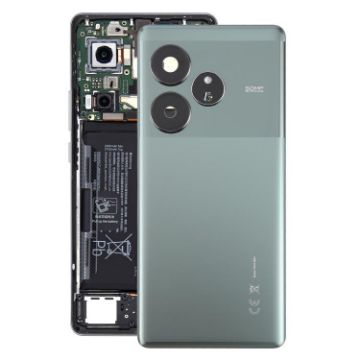 Realme GT 6 Global Back Cover with Camera Lens Cover - Green - 1