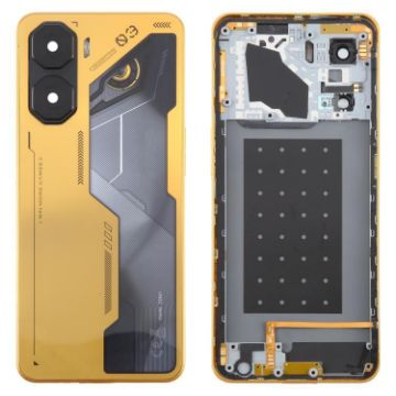 ZTE nubia Neo 3 Gold Plastic Battery Back Cover with Frame/Camera Lens - 1