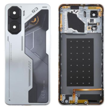 ZTE nubia Neo 3 Silver Plastic Battery Back Cover with Frame/Lens Cover - 1