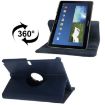 Rotatable Leather Case for Galaxy Note 10.1 (2014) P600, Dark Blue - 1