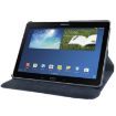 Rotatable Leather Case for Galaxy Note 10.1 (2014) P600, Dark Blue - 2