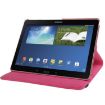 Magenta 360 Rotatable Leather Case for Galaxy Note 10.1 (2014)/P600 - 2