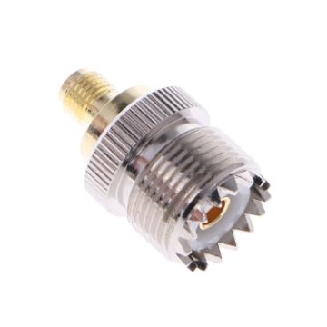 UHF Female to SMA Female Connector Adapter for RF Coaxial Cable - 1