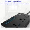T09 3000W High Power Plug-in with 3-Hole Jack & 6 USB Charging Ports - 4