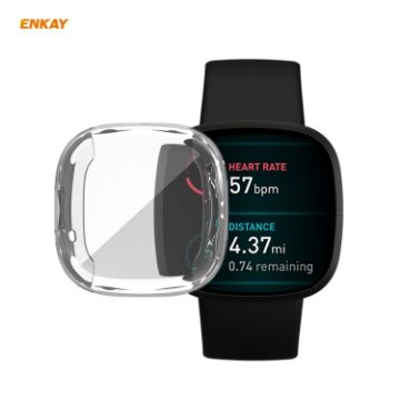 Fitbit Versa 3/Sense ENKAY ENK-AC8208 TPU Soft Case - Full Coverage - 1