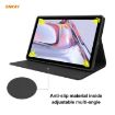 Samsung Galaxy Tab A7 10.4 T500/T505 ENKAY Cow Texture Case Dark Blue - 3
