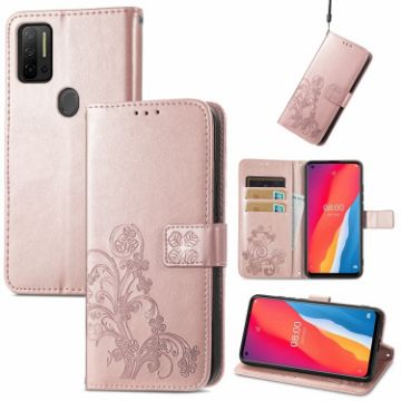Ulefone Note 11 Plus Rose Gold Leather Case with Lanyard & Card Slot - 1