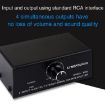 1 In 4 Out Audio Signal Distributor RCA Interface Non-Consumption Output - 2