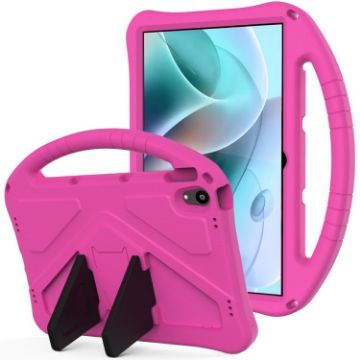 Moto Tab G70 EVA Shockproof Case with Holder - Rose Red - 1