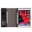 Black Leather Tablet Case for iPad Air 3/Pro 10.5 - Calf Texture Flip - 5