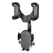 R004 360 Rotatable Retractable Car Phone Holder for Rearview Mirror - 1