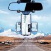 R004 360 Rotatable Retractable Car Phone Holder for Rearview Mirror - 6