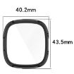 Fitbit Versa 4 Protective Case Black - PC+ Toughened Film Integrated - 5