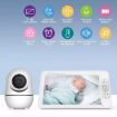 7" Screen SM70PTZ Wireless Baby Monitor, Night Vision, 2-Way Intercom UK Plug - 4