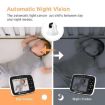 SM935 3.5" LCD Wireless Baby Monitor Night Vision Two-Way Audio EU Plug - 6