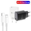 PD11 20W Fast Charger USB-C PD3.0 with 1m Type-C to 8 Pin Cable, EU Plug - 2