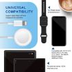 2 in 1 USB Magnetic Charging Cable for Apple Watch & iPhone, 1.2m Long - 3