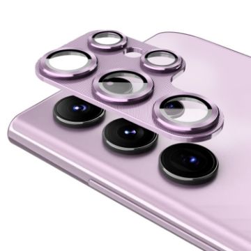 Samsung Galaxy S23 Ultra ENKAY Camera Lens Tempered Glass Light Purple - 1