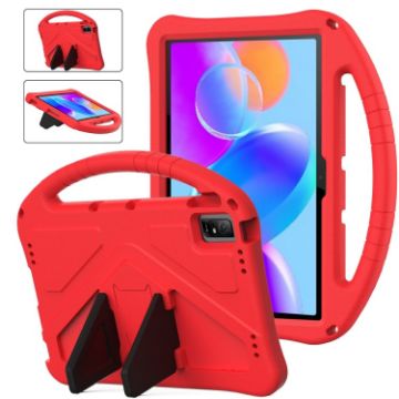 TCL Tab 11 EVA Shockproof Tablet Case with Holder - Red - 1