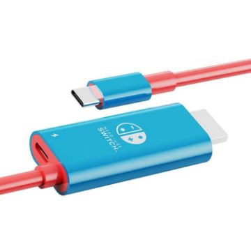 ENKAY ENK-CB136 6.6Ft Type-C to HDMI Cable for Switch 4K TV Projection - 1
