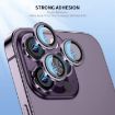 iPhone 15/15 Plus ENKAY AR Anti-reflection Camera Lens Glass Pink - 3