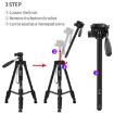 JMARY KP2254 Cell Phone SLR Tripod Stand - Red, 3 Colors Available - 5