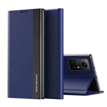 Xiaomi Redmi Note 12S Dark Blue Electroplated Leather Phone Case - 1