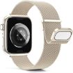 Apple Watch 6 44mm Starlight Milan Magnetic Steel Mesh Band - 3