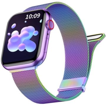 Apple Watch 5 40mm Milan Magnetic Steel Mesh Band (Color) - 1