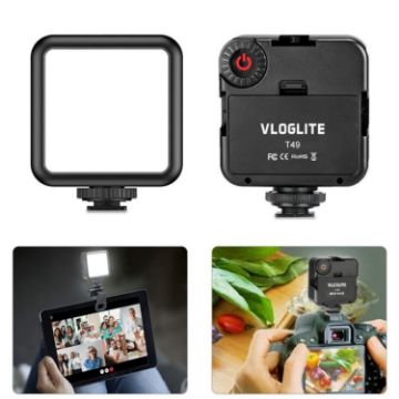 VLOGLITE T49 Portable LED Video Light 5600K Photography Fill Lamp - 1