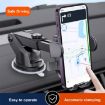 Multi-functional Car Phone Mount: Air Vent & Dashboard Suction - D-43+128+120 - 7
