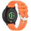 Garmin Venu 3S Orange Silicone Watch Band with Silver Buckle - 2