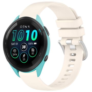 Garmin Forerunner 265S Silicone Watch Band Silver Buckle (Stralight) - 1